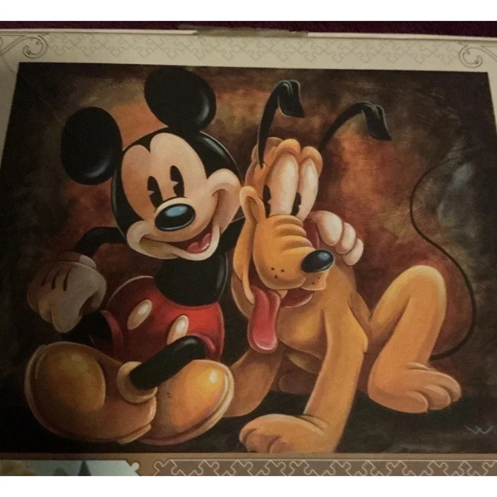 Disney‎ Parks Signature Puzzle Mickey & Pluto 85th Anniversary 1000 Pieces